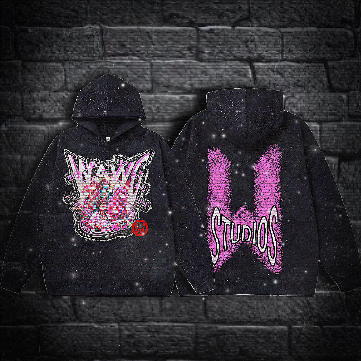 “KuBand” Black WAWG Hoodie